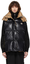 MONCLER BLACK LUZULE DOWN VEST