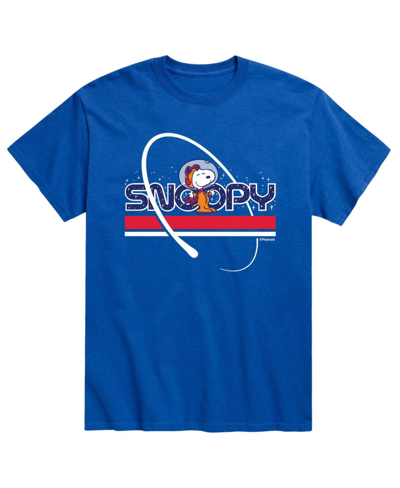 Airwaves Men's Peanuts Snoopy Space T-shirt In Blue