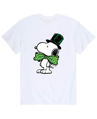 Airwaves Men's Peanuts St Patrick's T-shirt In White