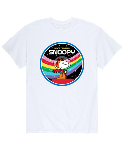 Airwaves Men's Peanuts Snoopy Space T-shirt In White