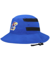 Adidas Originals Men's Adidas Royal Kansas Jayhawks 2021 Sideline Aeroready Bucket Hat In Royal