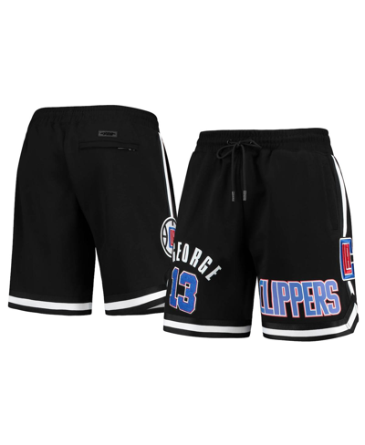Pro Standard Men's  Paul George Black La Clippers Team Player Shorts