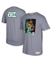 Mitchell & Ness Men's  Paul Pierce Gray Boston Celtics Graphic T-shirt In Gray