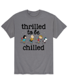 Airwaves Men's Peanuts Thrilled Chilled T-shirt In Gray