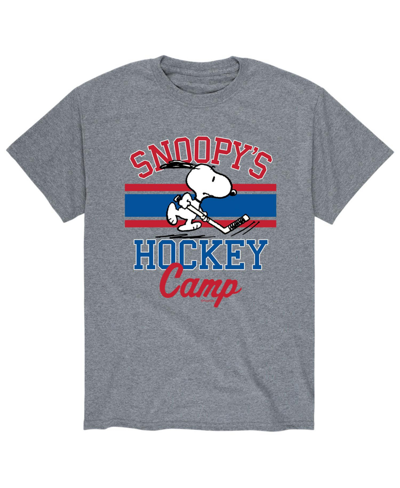 Airwaves Men's Peanuts Hockey Camp T-shirt In Gray