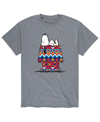 Airwaves Men's Peanuts Patterned House T-shirt In Gray