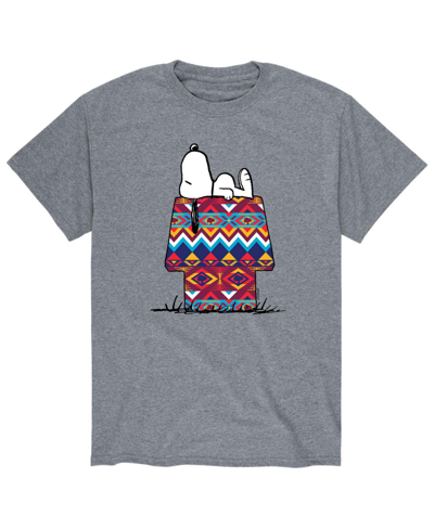 Airwaves Kids' Men's Peanuts Patterned House T-shirt In Gray