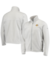 COLUMBIA MEN'S COLUMBIA LOS ANGELES LAKERS GRAY FLANKER FULL-ZIP JACKET