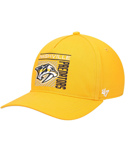 47 Brand Men's '47 Gold Nashville Predators Reflex Hitch Snapback Hat