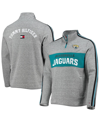 Tommy Hilfiger Men's  Heathered Gray Jacksonville Jaguars Mario Quarter-zip Jacket In Heathered Gray