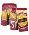 Mitchell & Ness Men's Basketball Shorts Nba Jumbotron Sublimated Mesh Shorts Hardwood Classics Houroc Scarlet/origin In Red
