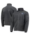 Columbia Men's  Dallas Mavericks Heathered Charcoal Flanker Full-zip Jacket In Heathered Charcoal