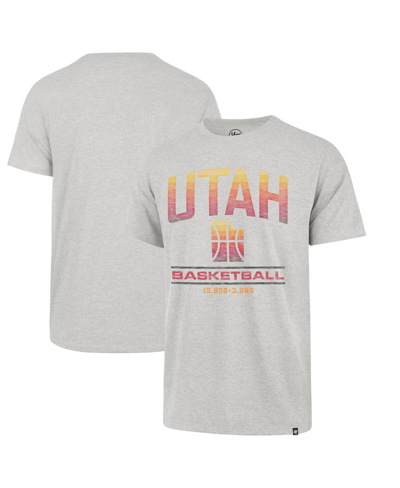47 Brand Men's '47 Gray Utah Jazz 2021/22 City Edition Elements Franklin T-shirt