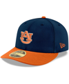 New Era Men's  Navy, Orange Auburn Tigers Basic Low Profile 59fifty Fitted Hat In Navy/orange