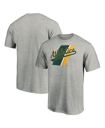 Fanatics Branded Heathered Gray Oakland Athletics Prep Squad T-shirt