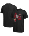 Majestic Fanatics Branded Nick Bosa Black San Francisco 49ers Tri-blend Player Graphic T-shirt In Black