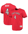 MITCHELL & NESS MEN'S MITCHELL & NESS CHRIS BOSH RED TORONTO RAPTORS 2003 MESH NAME AND NUMBER T-SHIRT