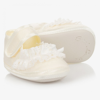 SARAH LOUISE BABY GIRLS IVORY LACE SHOES