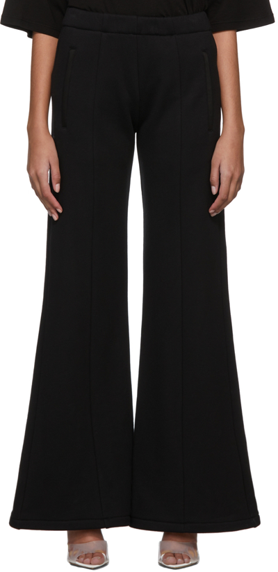 Amiri Black Wide-leg Lounge Pants In 001 Black