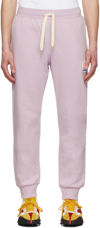 CASABLANCA PURPLE ORGANIC COTTON LOUNGE trousers