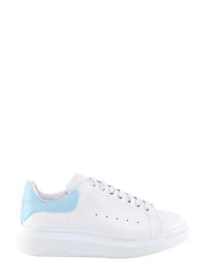 Alexander Mcqueen Leather Oversize Trainers - Atterley In White