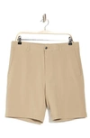 Callaway Golf ®  9" Flat Front Shorts In Chinchilla