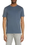 Allsaints Brace Tonic Crewneck T-shirt In Stormy Blue