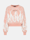 Vision Of Super Paisley Pattern Sweatshirt In Pink