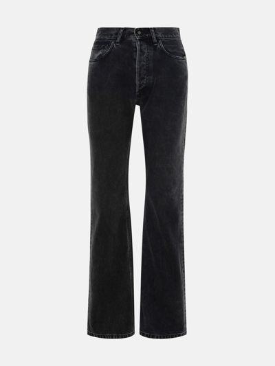 Amish Grey Cotton Kendall Jeans In Black