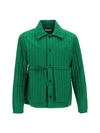 Craig Green Tie-waist Quilted Shell Jacket In Green