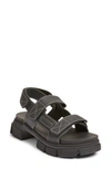 Ganni Trail Slingback Sandal In Black