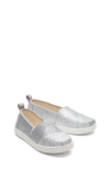 Toms Kids' Alpargata Slip-on Sneaker In Silver