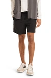 Madewell Re-sourced Everywear Shorts In Almost Black