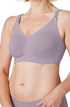 BRAVADO DESIGNS BODY SILK SEAMLESS RECYCLED NYLON BLEND WIRELESS MATERNITY/NURSING BRA