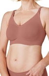 BRAVADO DESIGNS BODY SILK SEAMLESS RECYCLED NYLON BLEND WIRELESS MATERNITY/NURSING BRA