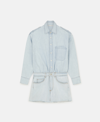 Stella Mccartney Layered-effect Playsuit In Light Blue