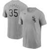 NIKE NIKE FRANK THOMAS HEATHERED GRAY CHICAGO WHITE SOX COOPERSTOWN COLLECTION NAME & NUMBER T-SHIRT