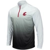 Colosseum Men's Gray Washington State Cougars Magic Team Logo Quarter-zip Jacket In Gray