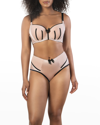 Parfait Charlotte Underwire Padded Bra In Cameo Rose W Blac