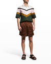 DRIES VAN NOTEN MEN'S POOLES OVERDYED SHORTS