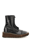 ACNE STUDIOS ACNE STUDIOS LEATHER LACE-UP ANKLE BOOTS