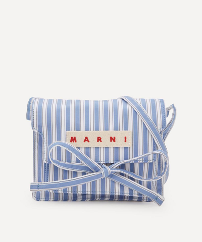 MARNI Small Crossbody - Marni - Cotton - Blue