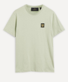 Belstaff Short-sleeve Logo Patch T-shirt In Laurel Green