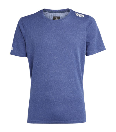 Pressio Core Recycled-fibre Mesh T-shirt In Navy
