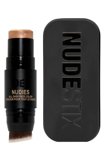 Nudestix Nudies Glow Bronzer & Highlighter Stick In Hey Honey