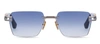 Dita Meta-evo One Dts147-a-02 Rectangle Sunglasses In Blue