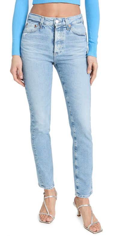 Ag Alexxis High Rise Slim Jeans In 23 Years Facade