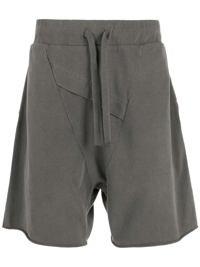 Osklen Drawstring-waist Cotton Bermuda Shorts In Grey