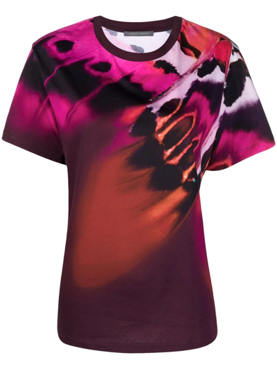 Alberta Ferretti Multicolor Butterfly Organic Jersey T-shirt