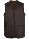 BARBOUR QUILTED-FINISH VEST